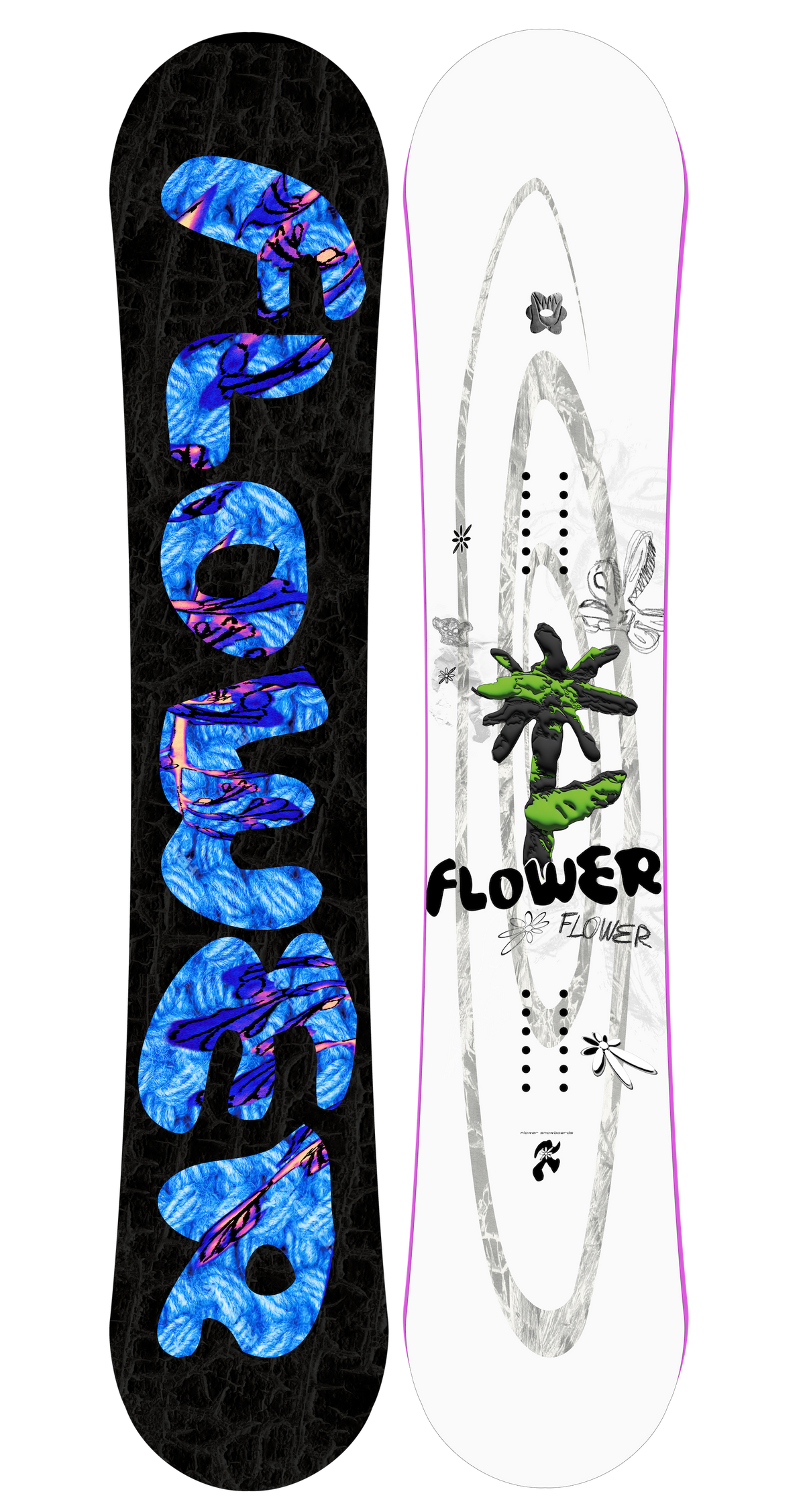 Strange and Paranormal Flower Snowboard White 26/27