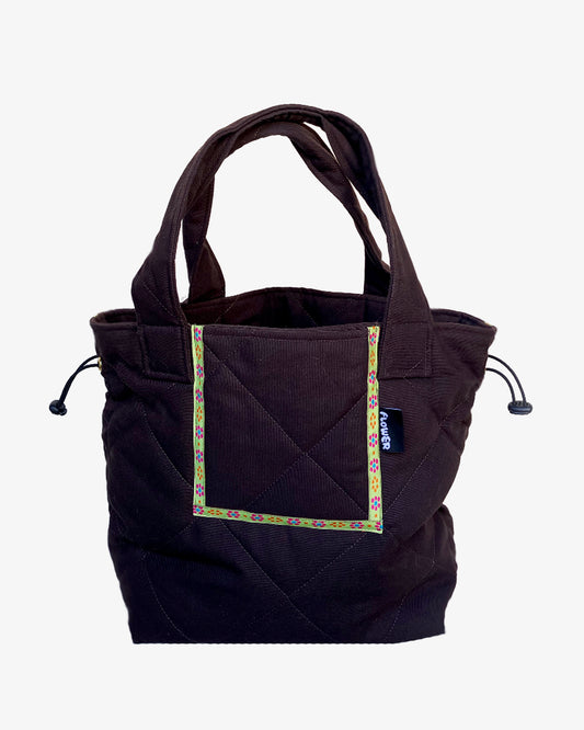 Flower Quilted Tote